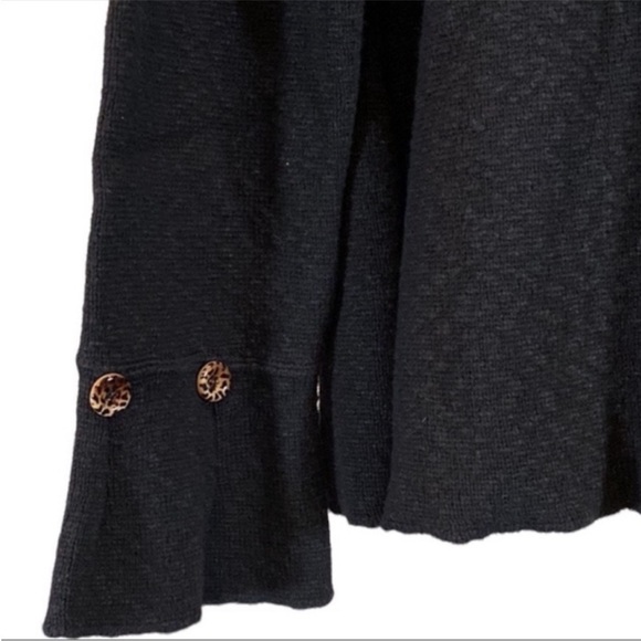 Willow Heavy Black Knit Cardigan - Picture 8 of 11